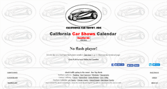 Desktop Screenshot of californiacarshows.org